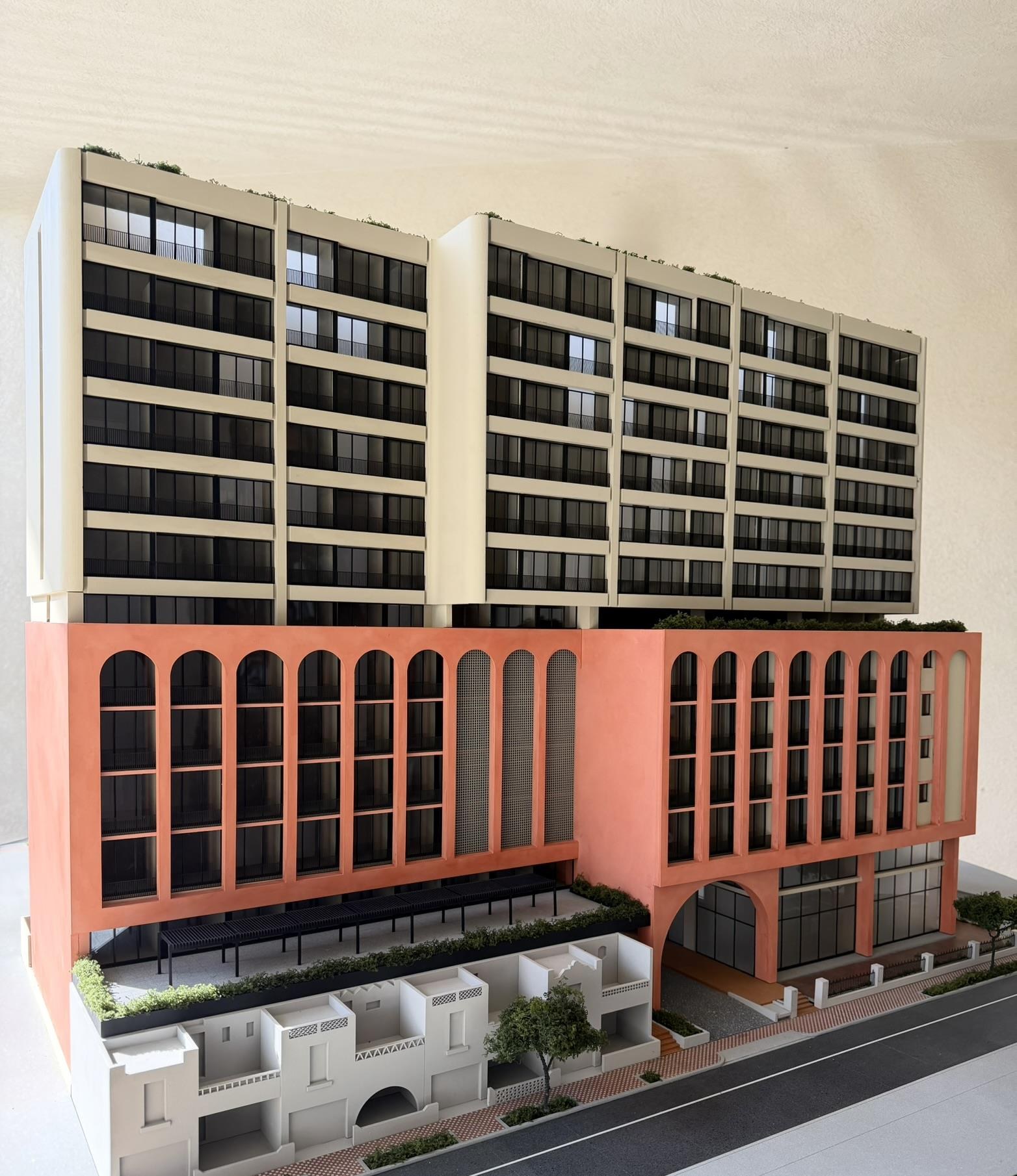 Maqueta arquitectónica de Clemente 70, Guadalajara, Jal.